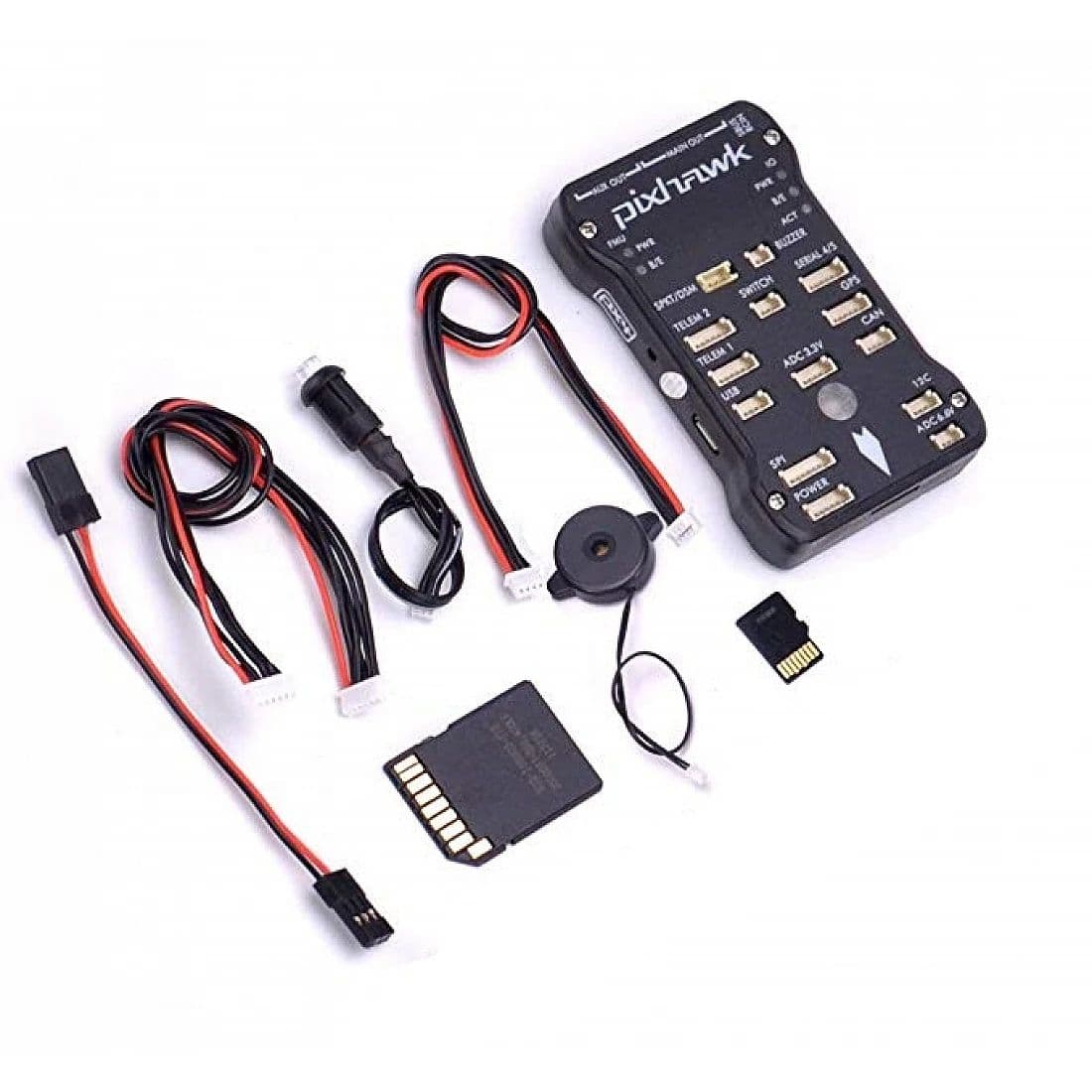 Pixhawk flight controller autopilot board with connector harness for multirotor drones