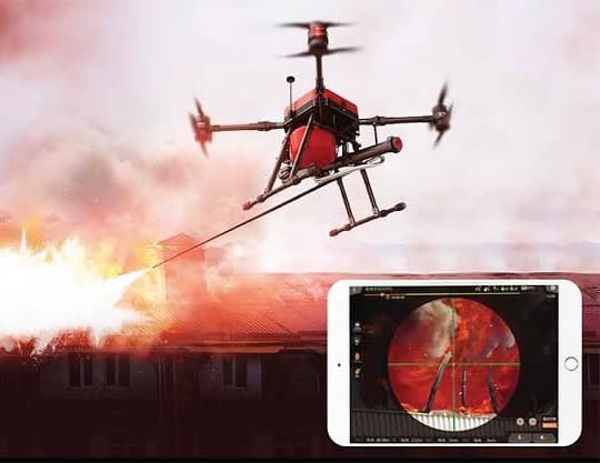 Firefighting Support — Enhance firefighting efforts with drones that provide live aerial footage.