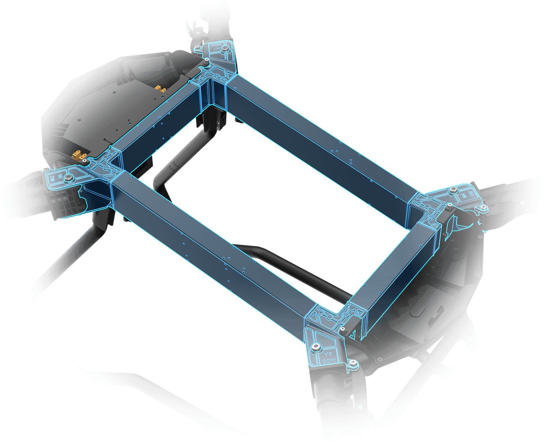 EFT G18 20L Agricultural Drone Frame — view 3